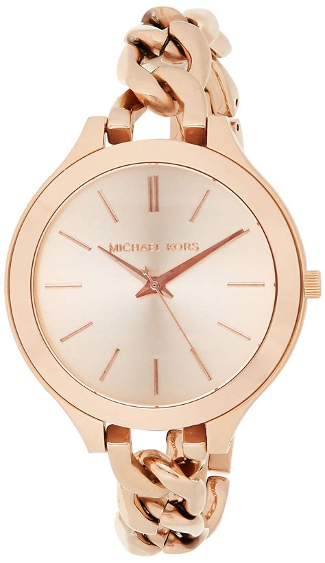 Michael Kors MK3223 Ladies Runway Women's Analog Rose 